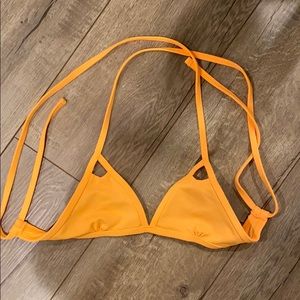 JOLYN orange bikini top